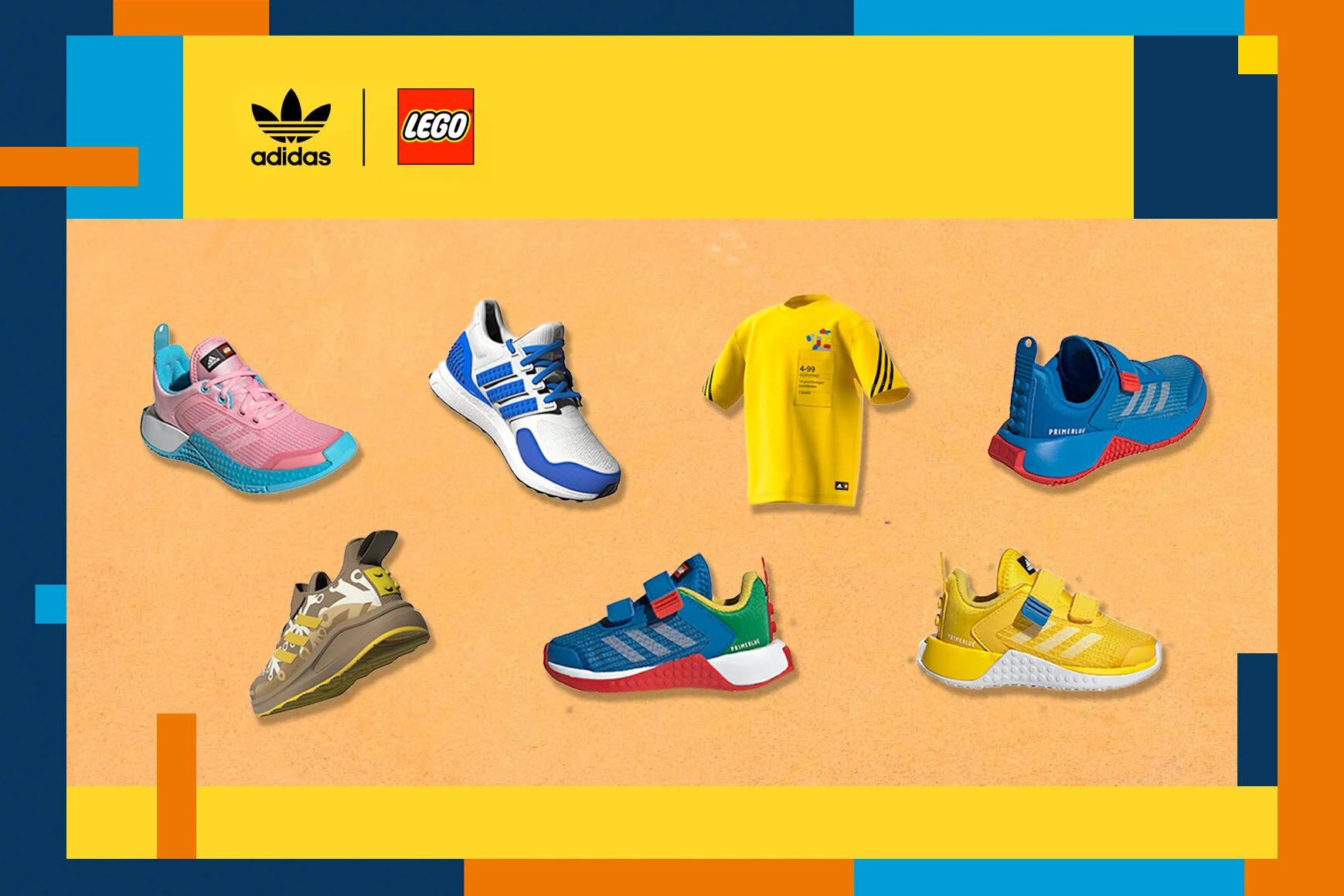 Build Your Own Sports Outfit for Kids with Adidas x LEGO THREAD